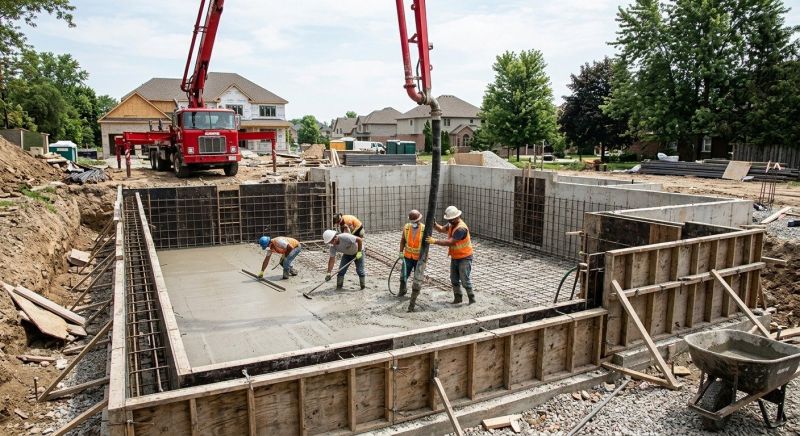Concrete Basement Pouring