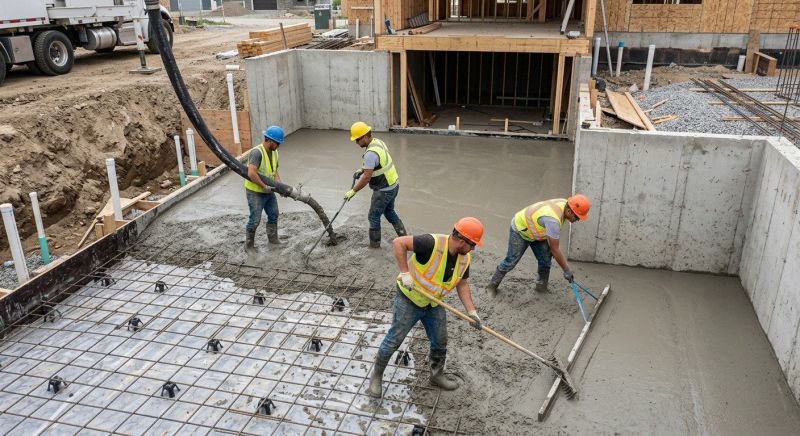 Basement Concrete Installation in Swartz Creek, MI