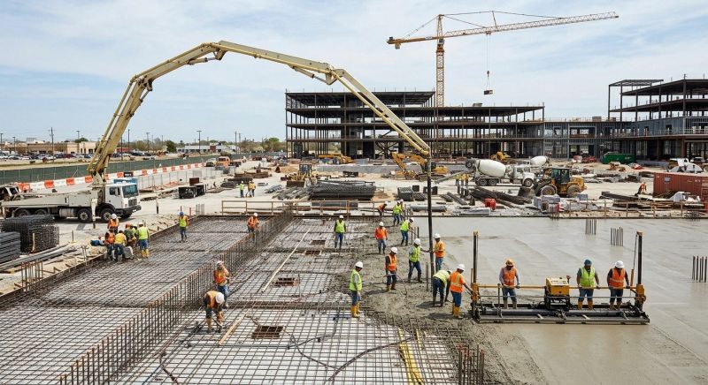 Commercial Slab Construction in Fowlerville, MI