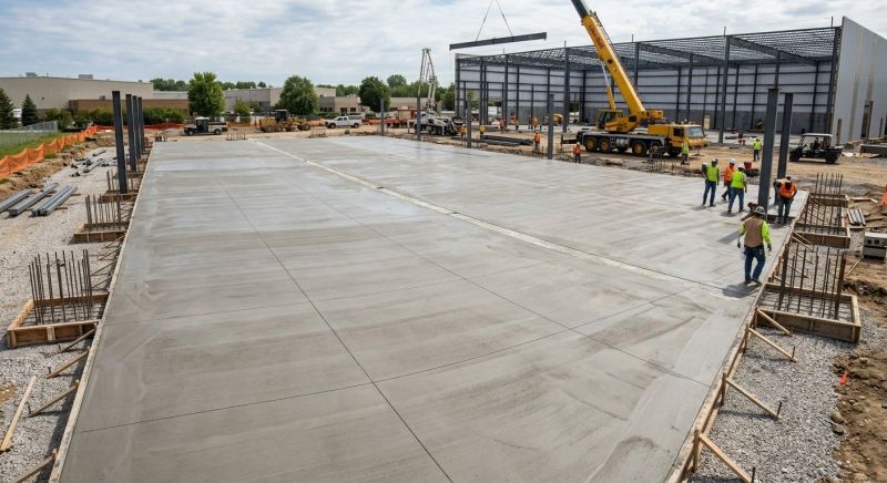 Commercial Slab Construction in Pinckney, MI