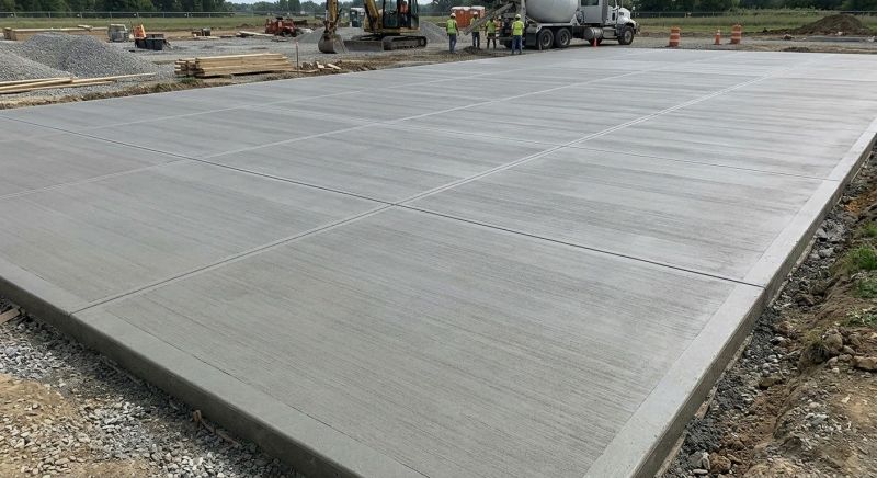 Commercial Slab Installation in Commerce Township, MI