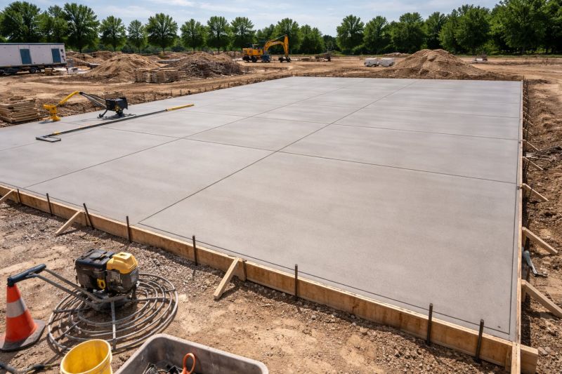 Commercial Slab Installation in Howell, MI