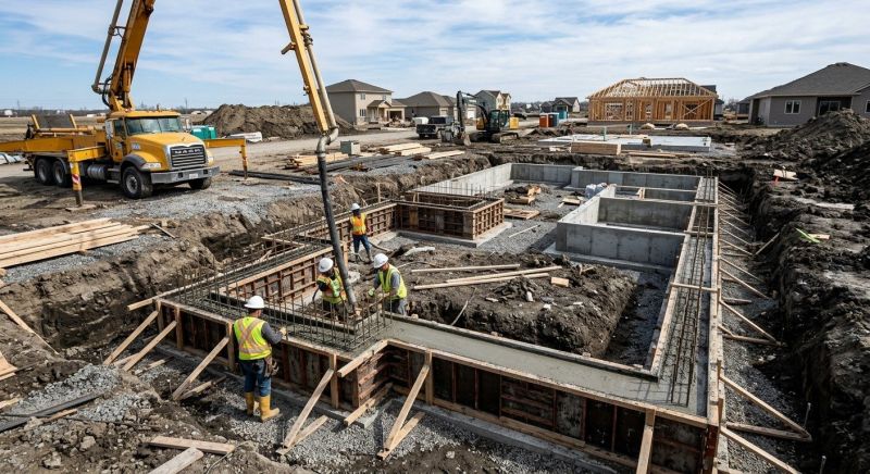 Foundation Construction in Hartland, MI
