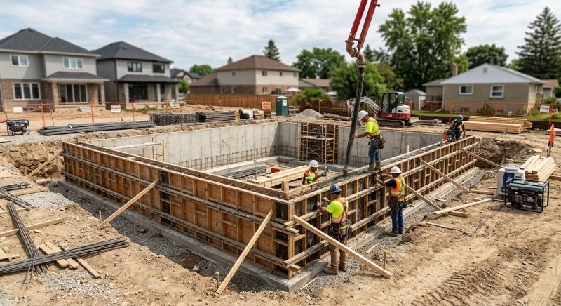 Foundation Construction in Linden, MI