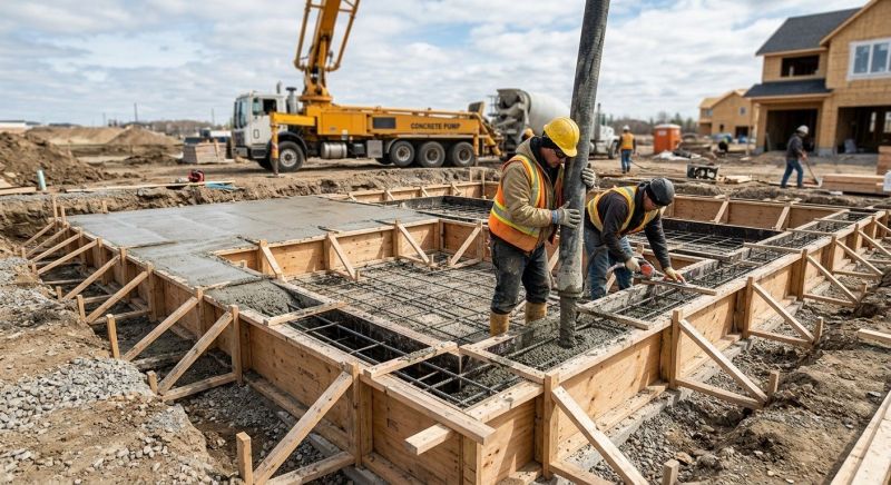Foundation Wall Pouring in Howell, MI