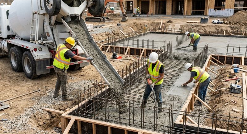 Foundation Wall Pouring in Livingston County, MI