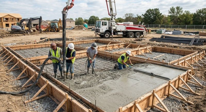 Foundation Wall Pouring in White Lake, MI