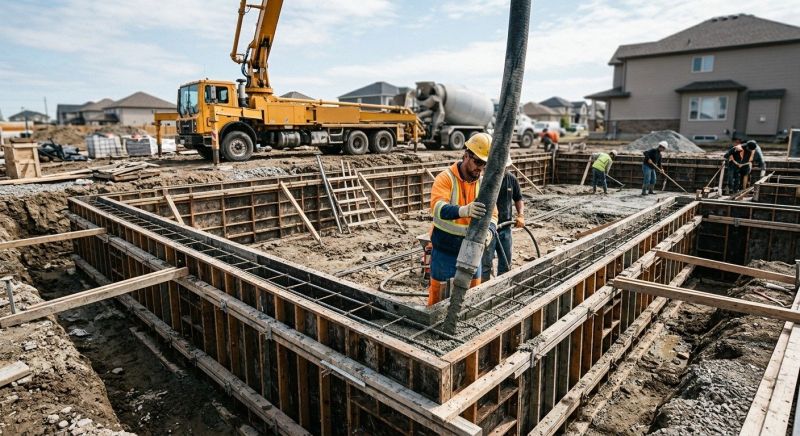 Foundation Wall Pouring in Wixom, MI