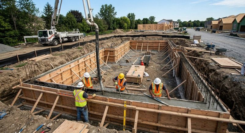 Home Foundation Installation in Chelsea, MI