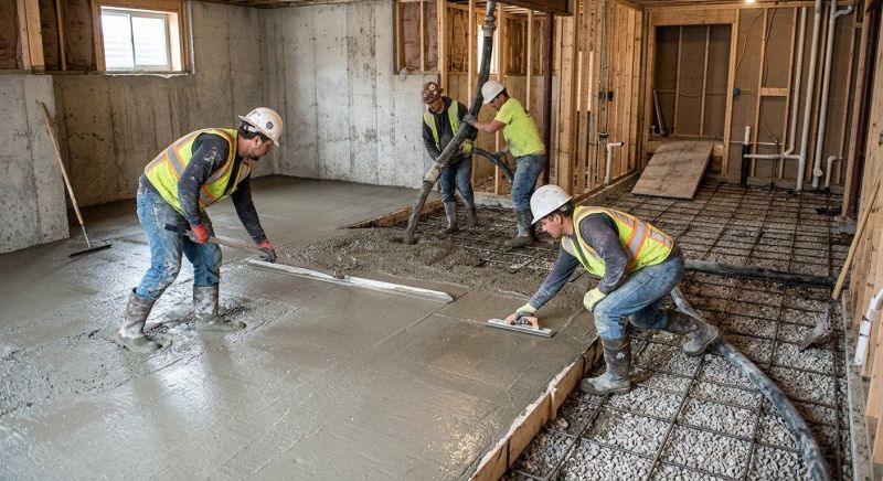 Basement Concrete Installation in White Lake, MI